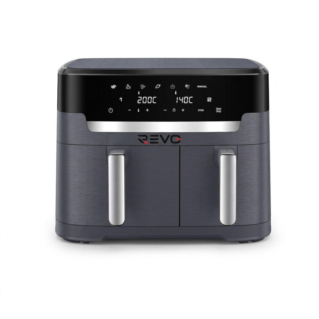 Air Fryer REVO Twinora 11 – 11 L – Double Zone 6,5 L + 4,5 L – 2 700 W – 7 Programmes