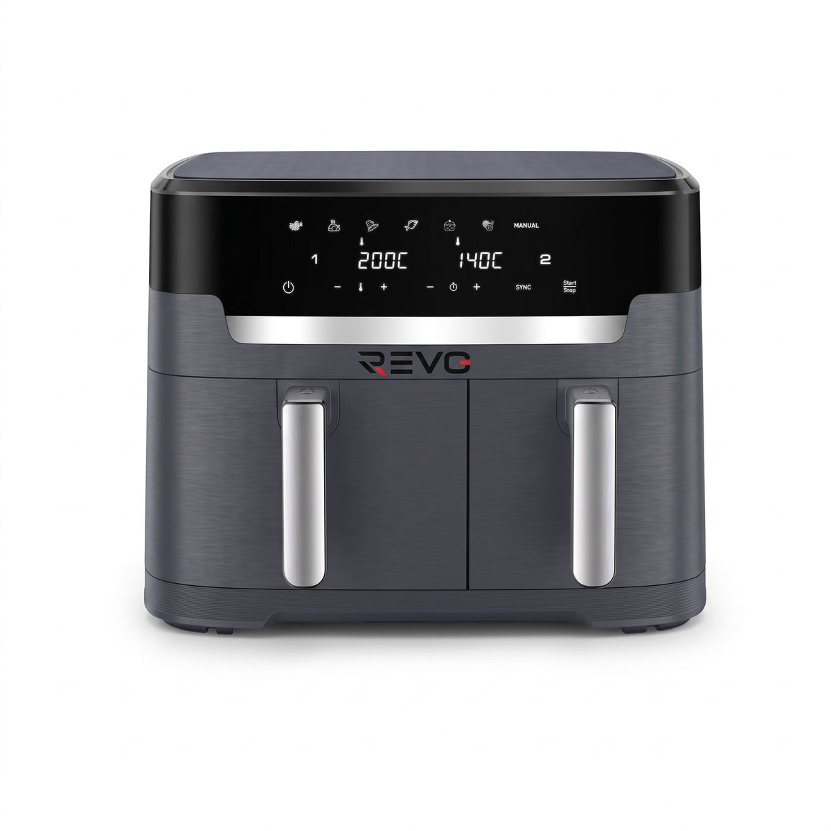 Air Fryer REVO Twinora 11 – 11 L – Double Zone 6,5 L + 4,5 L – 2 700 W – 7 Programmes