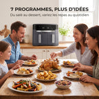 Air Fryer REVO Twinora 11 – 11 L – Double Zone 6,5 L + 4,5 L – 2 700 W – 7 Programmes
