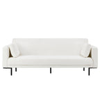 Dusklia - Hudson Bouclé Click Clack Sofa Bed - Off White