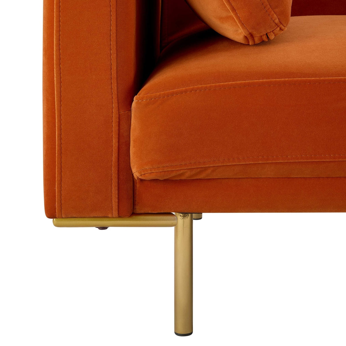 Dusklia - Hudson Click Clack Sofa Bed - Bright Orange