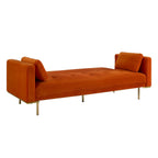 Dusklia - Hudson Click Clack Sofa Bed - Bright Orange