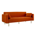 Dusklia - Hudson Click Clack Sofa Bed - Bright Orange