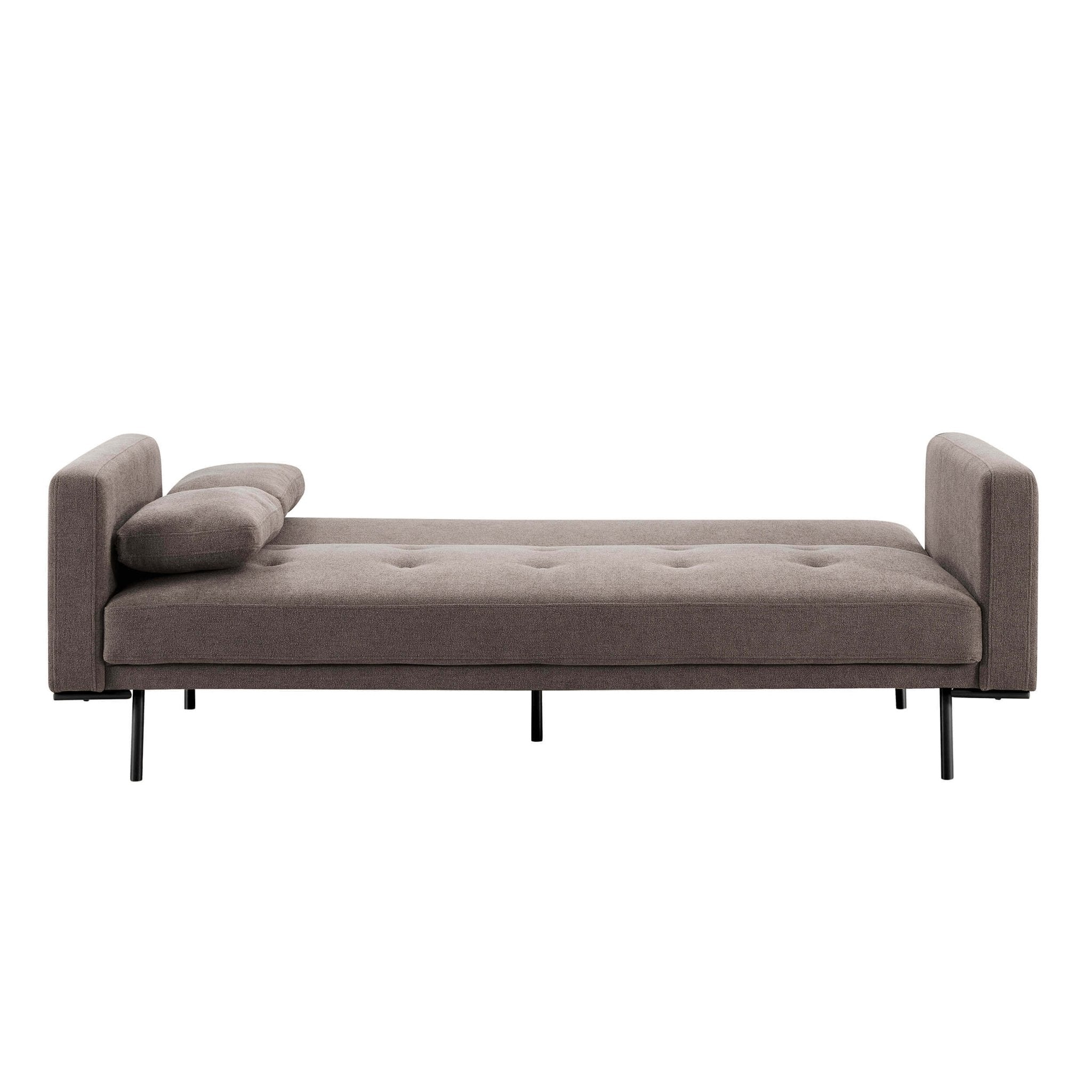 Canapé convertible Hudson Click Clack - Chenille Mushroom
