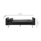 Dusklia - Hudson Click Clack Sofa Bed - Muted Moss