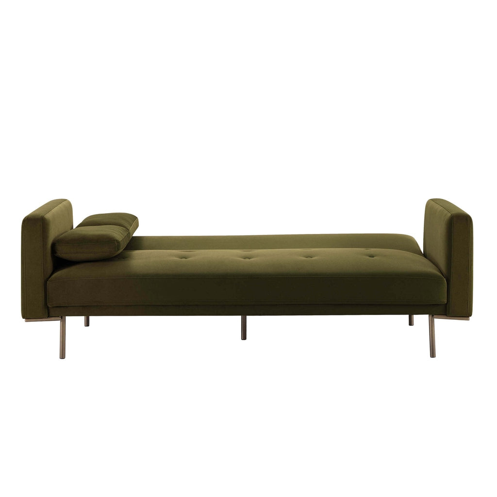Dusklia - Hudson Click Clack Sofa Bed - Muted Moss