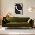 Dusklia - Hudson Click Clack Sofa Bed - Rich Green