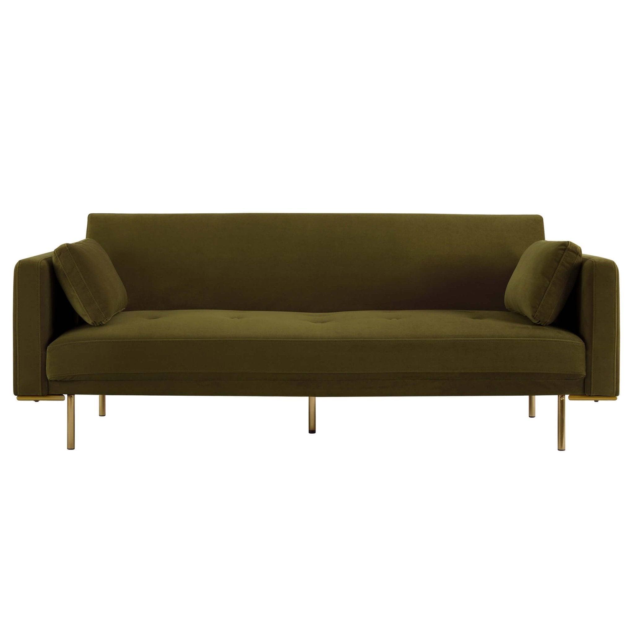 Dusklia - Hudson Click Clack Sofa Bed - Rich Green