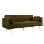 Dusklia - Hudson Click Clack Sofa Bed - Rich Green
