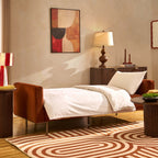 Dusklia - Hudson Click Clack Sofa Bed - Terracotta