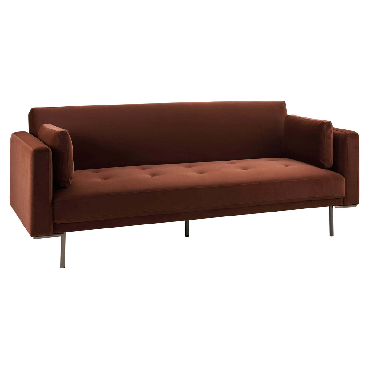 Dusklia - Hudson Click Clack Sofa Bed - Terracotta