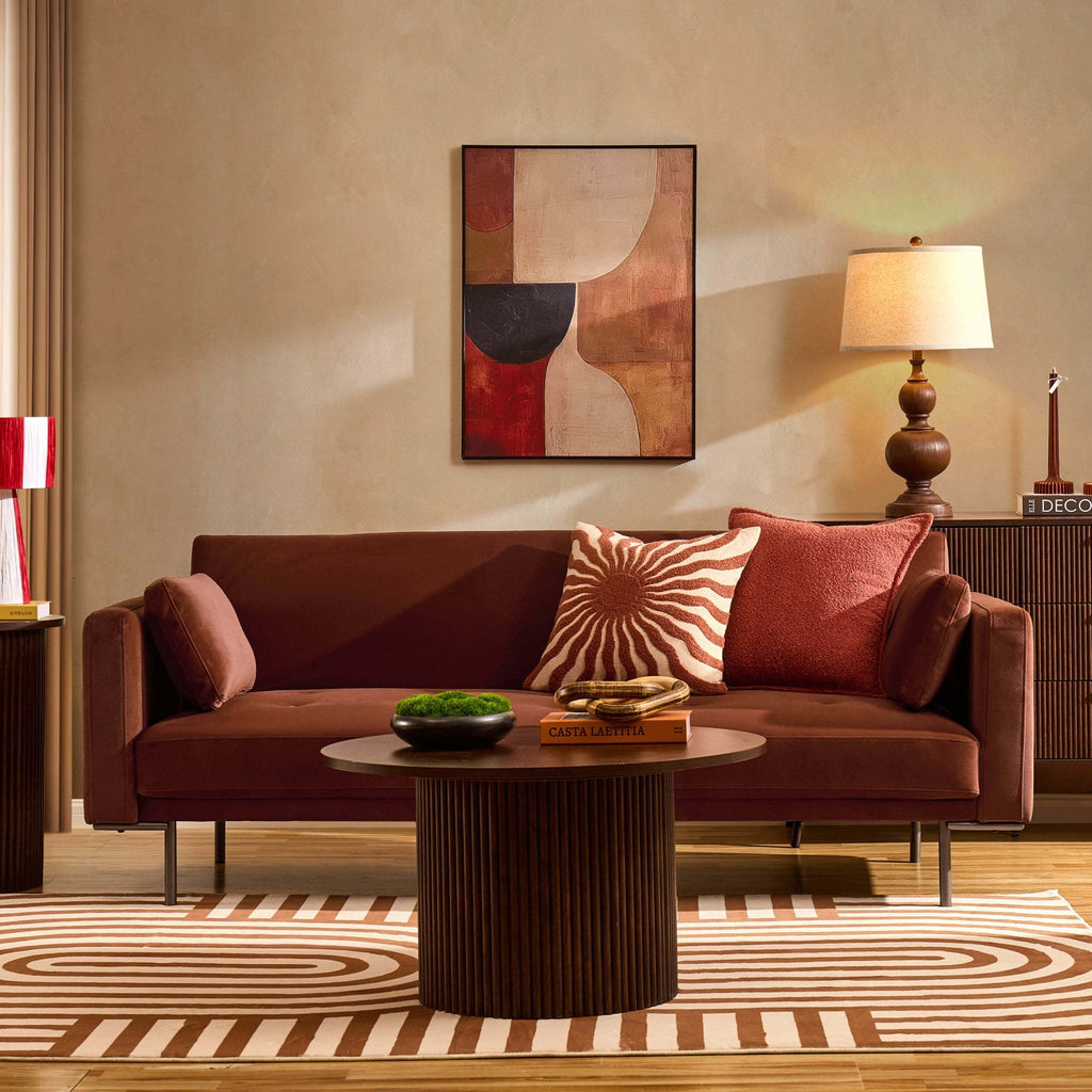 Dusklia - Hudson Click Clack Sofa Bed - Terracotta