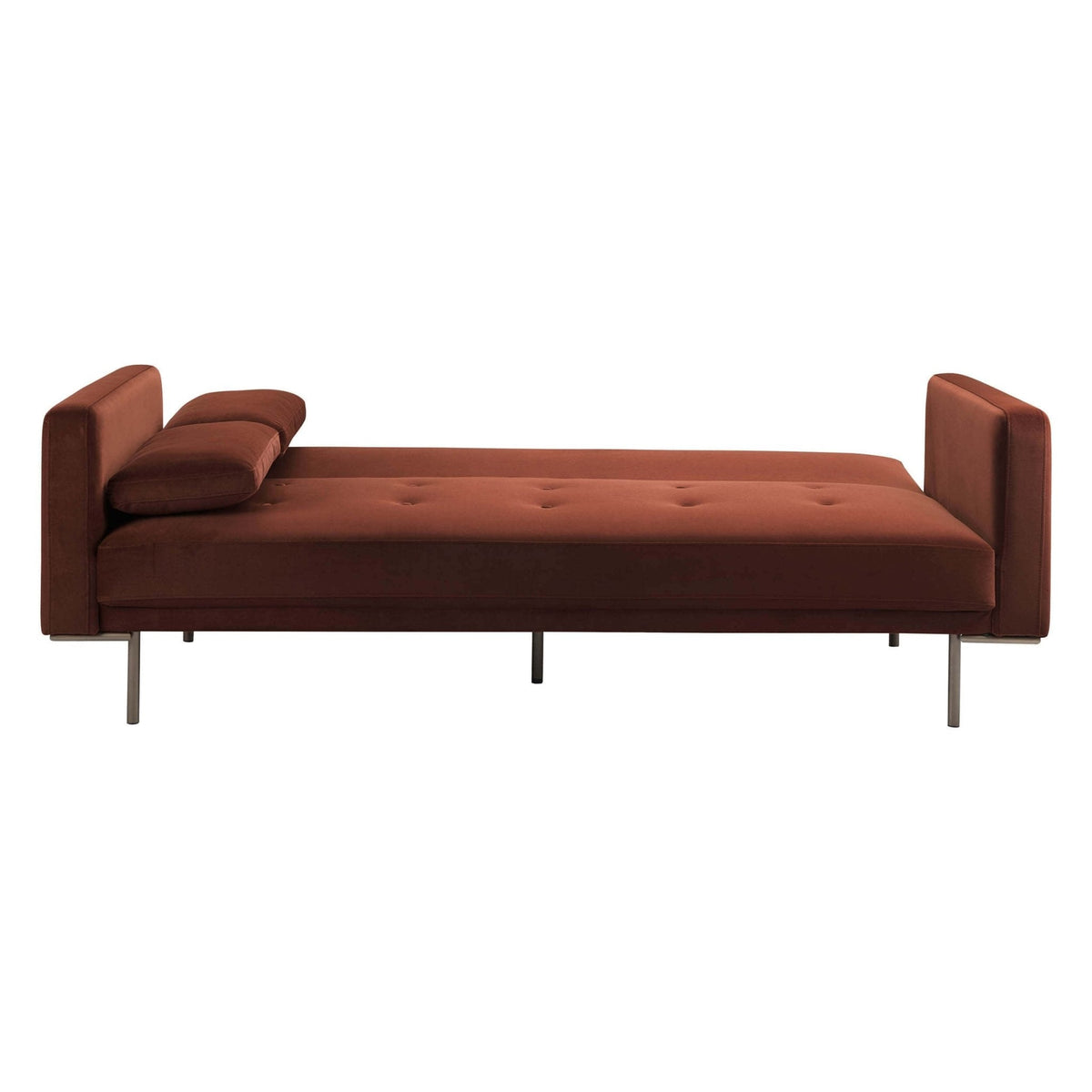Dusklia - Hudson Click Clack Sofa Bed - Terracotta