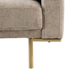 Dusklia - Hudson Click Clack Sofa Bed - Textured Mushroom