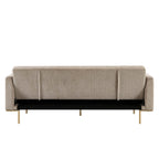 Dusklia - Hudson Click Clack Sofa Bed - Textured Mushroom