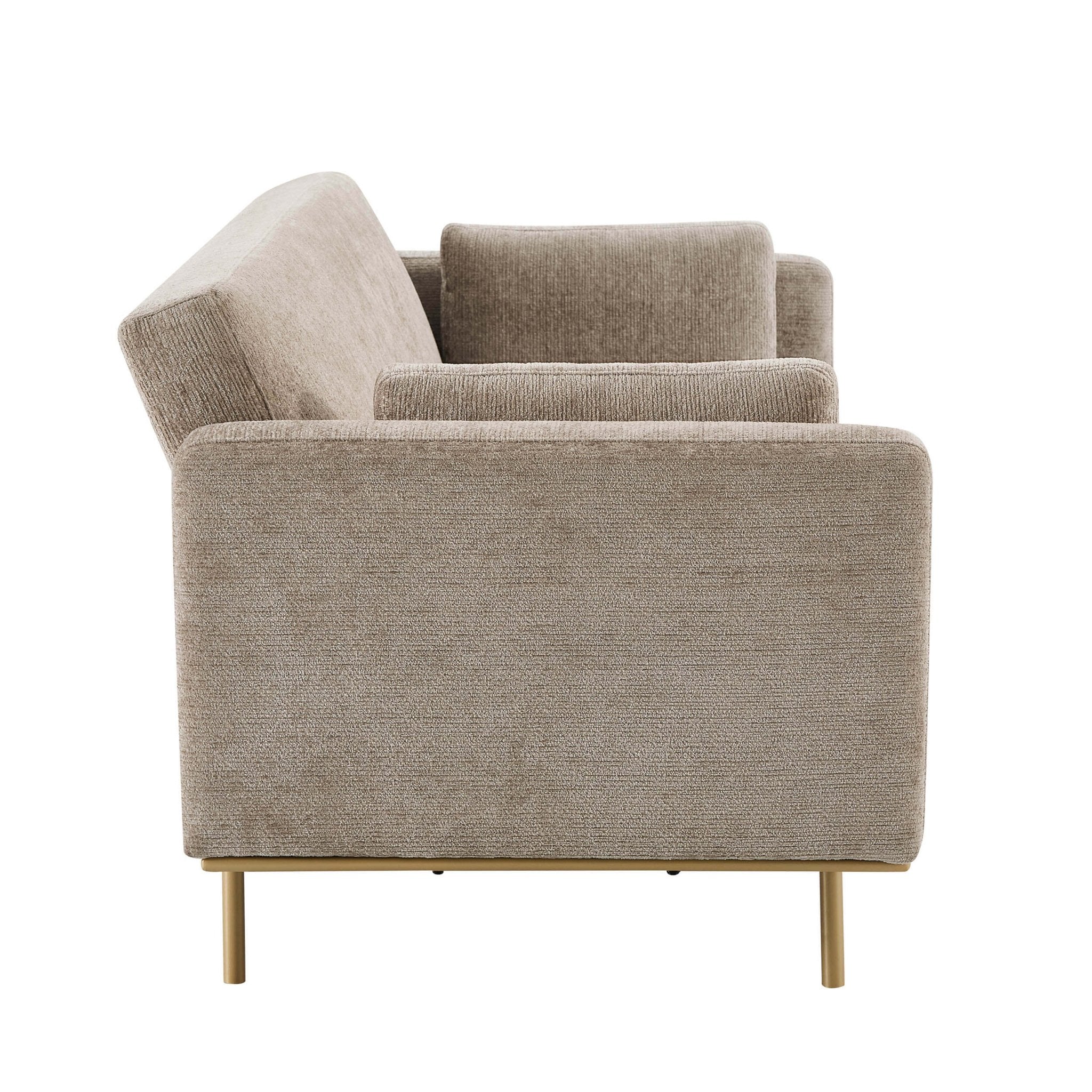 Dusklia - Hudson Click Clack Sofa Bed - Textured Mushroom