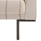 Dusklia - Hudson Click Clack Sofa Bed - Thin Natural Stripe