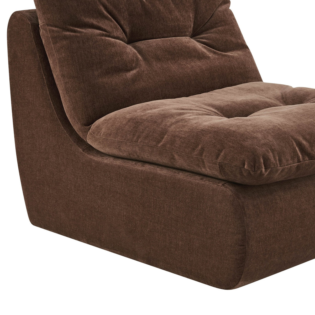Dusklia - Immy Relaxed Accent Chair - Chenille Dark Rust