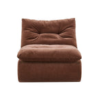 Dusklia - Immy Relaxed Accent Chair - Chenille Dark Rust