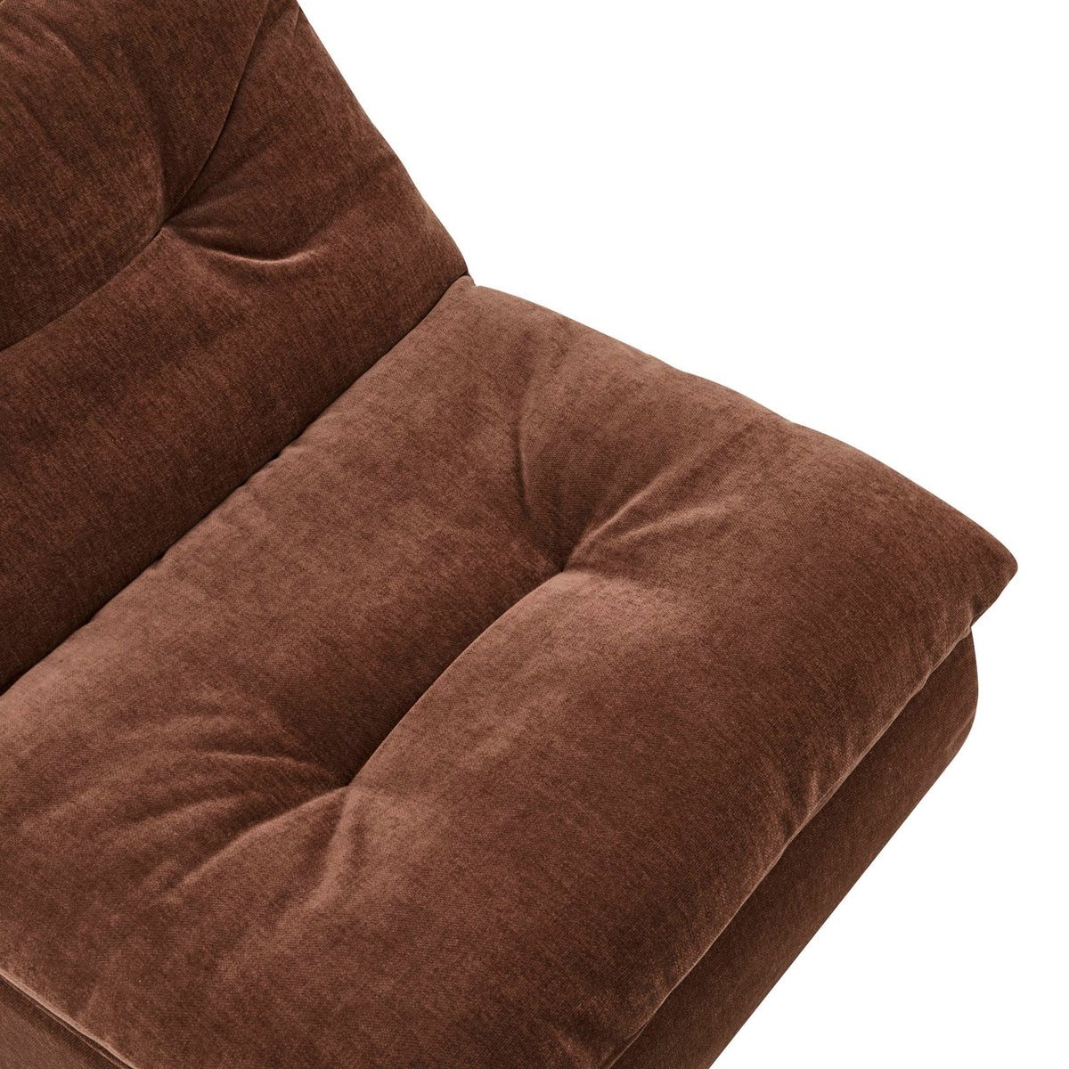 Dusklia - Immy Relaxed Accent Chair - Chenille Dark Rust