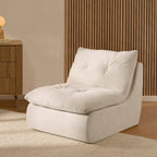 Dusklia - Immy Relaxed Accent Chair - Chenille Ivory