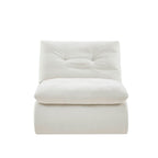 Dusklia - Immy Relaxed Accent Chair - Chenille Ivory