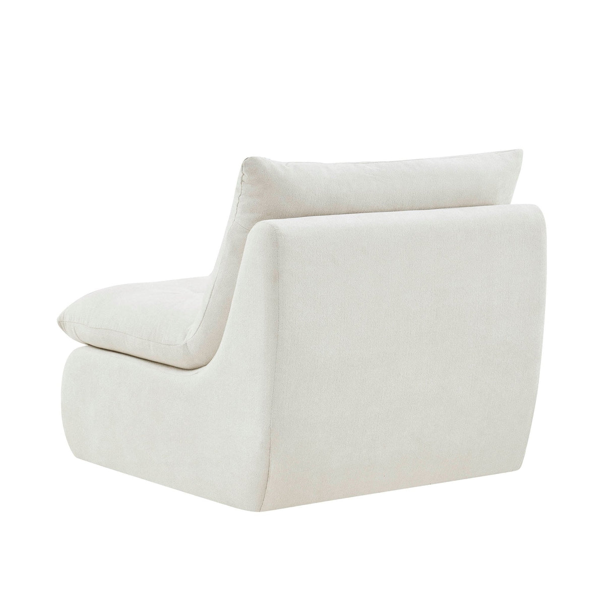 Dusklia - Immy Relaxed Accent Chair - Chenille Ivory