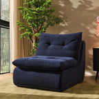 Dusklia - Immy Relaxed Accent Chair - Chenille Navy