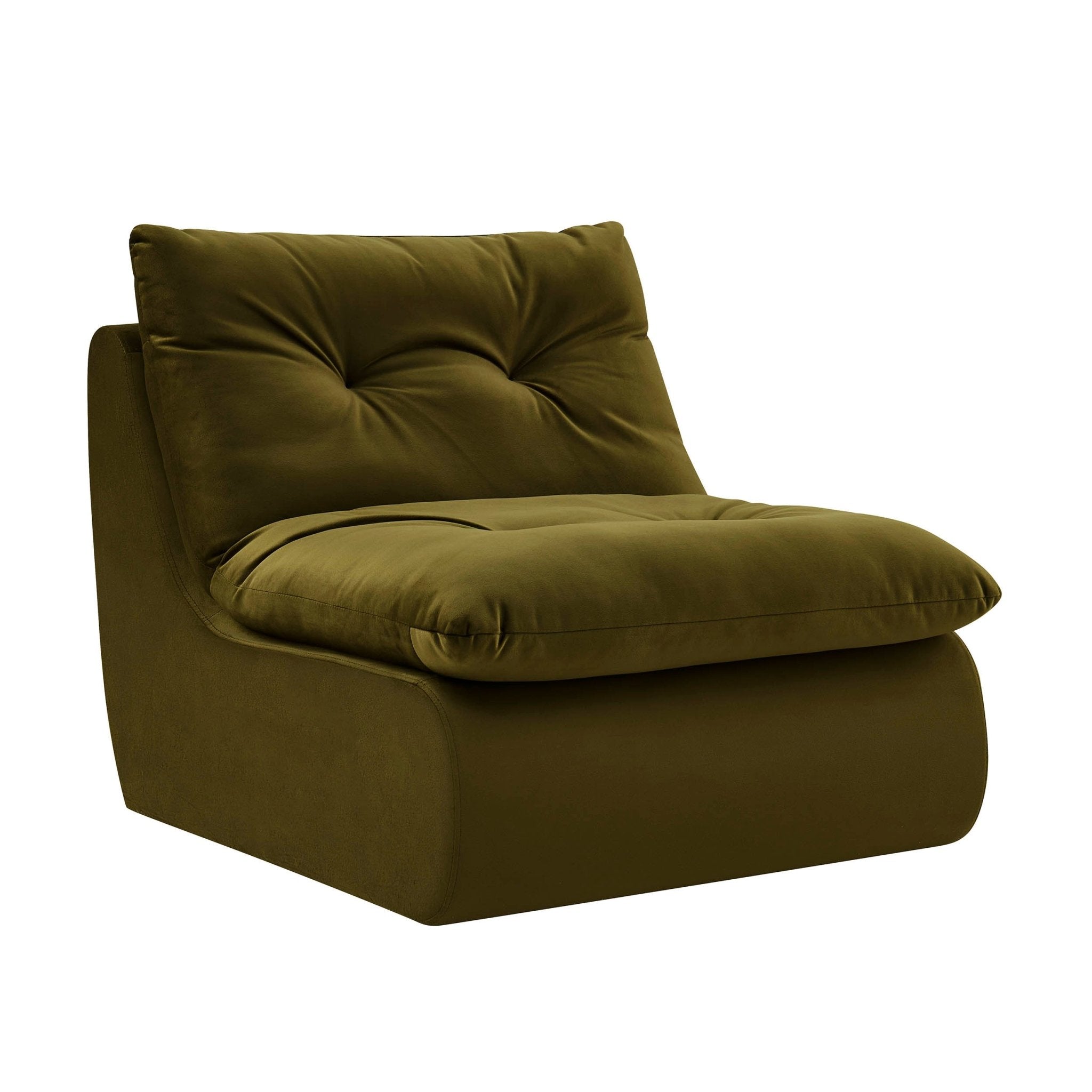 Dusklia - Immy Relaxed Accent Chair - Rich Green