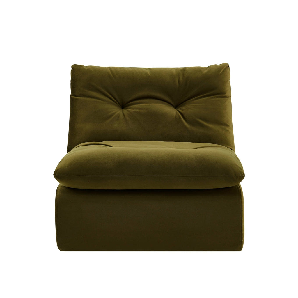 Dusklia - Immy Relaxed Accent Chair - Rich Green
