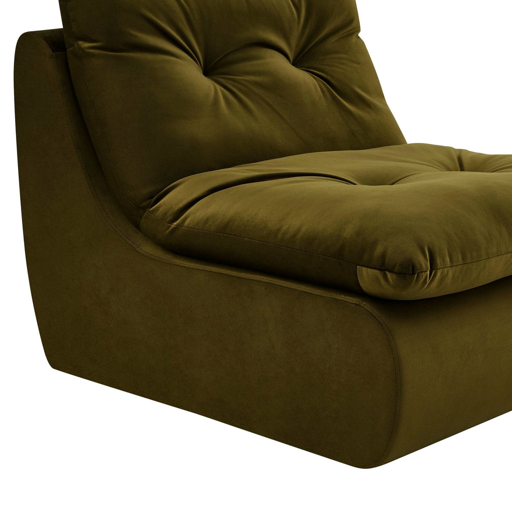 Dusklia - Immy Relaxed Accent Chair - Rich Green