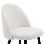 Dusklia - Iris Set Of 2 Barstools - Boucle Ivory/Black