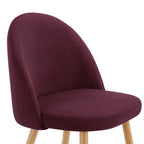 Dusklia - Iris Set Of 2 Barstools - Berry/Natural