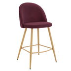 Dusklia - Iris Set Of 2 Barstools - Berry/Natural