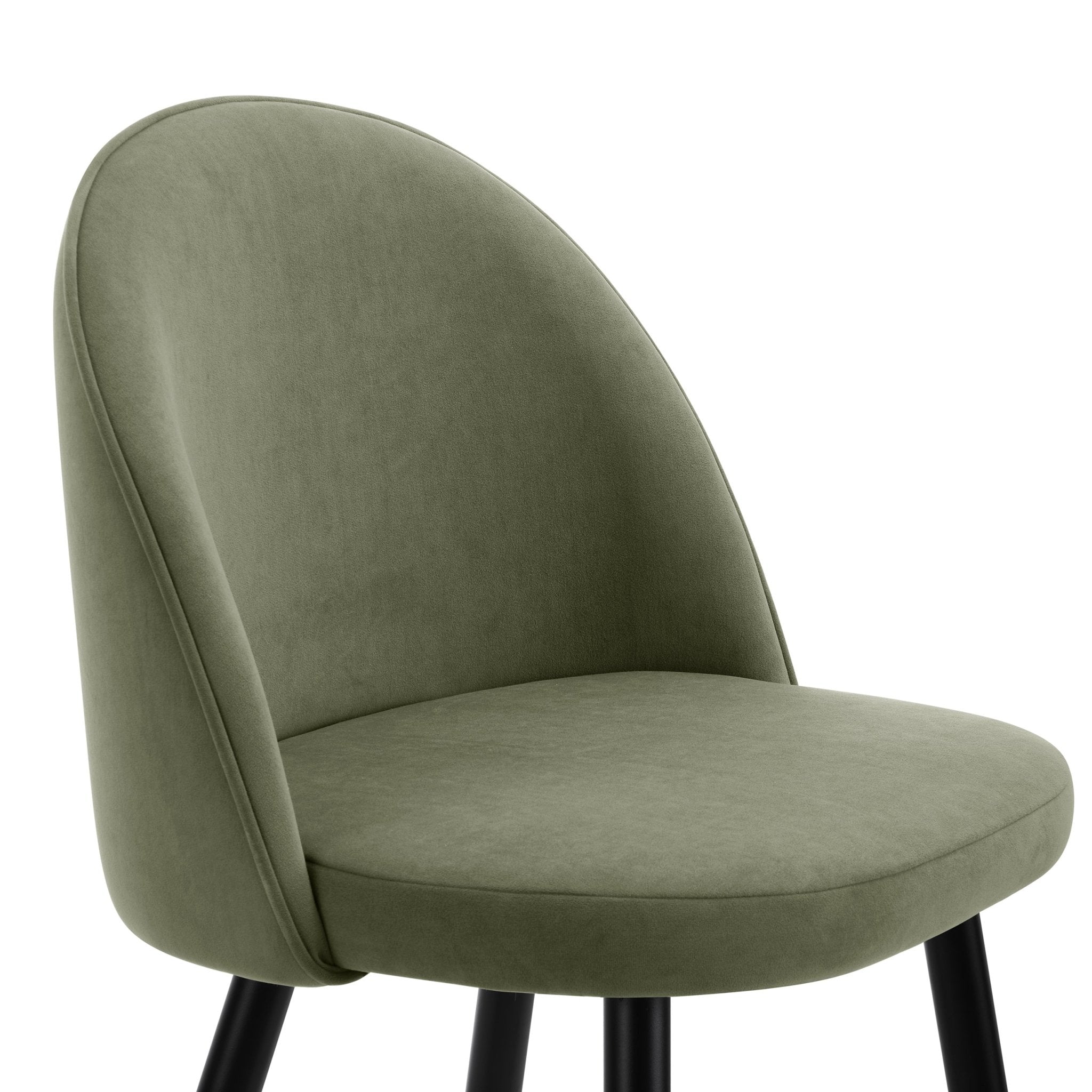 Dusklia - Iris Set Of 2 Barstools - Sage Green/Black