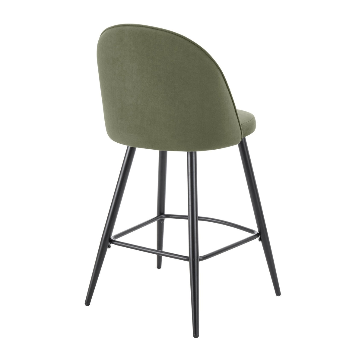 Dusklia - Iris Set Of 2 Barstools - Sage Green/Black