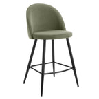 Dusklia - Iris Set Of 2 Barstools - Sage Green/Black