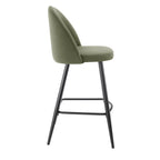 Dusklia - Iris Set Of 2 Barstools - Sage Green/Black