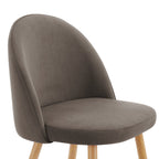 Dusklia - Iris Set of 2 Barstools - Taupe/Natural