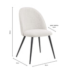 Dusklia - Iris Set of 2 Dining Chairs - Natural Stripe