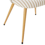 Dusklia - Iris Set of 2 Dining Chairs - Natural Stripe