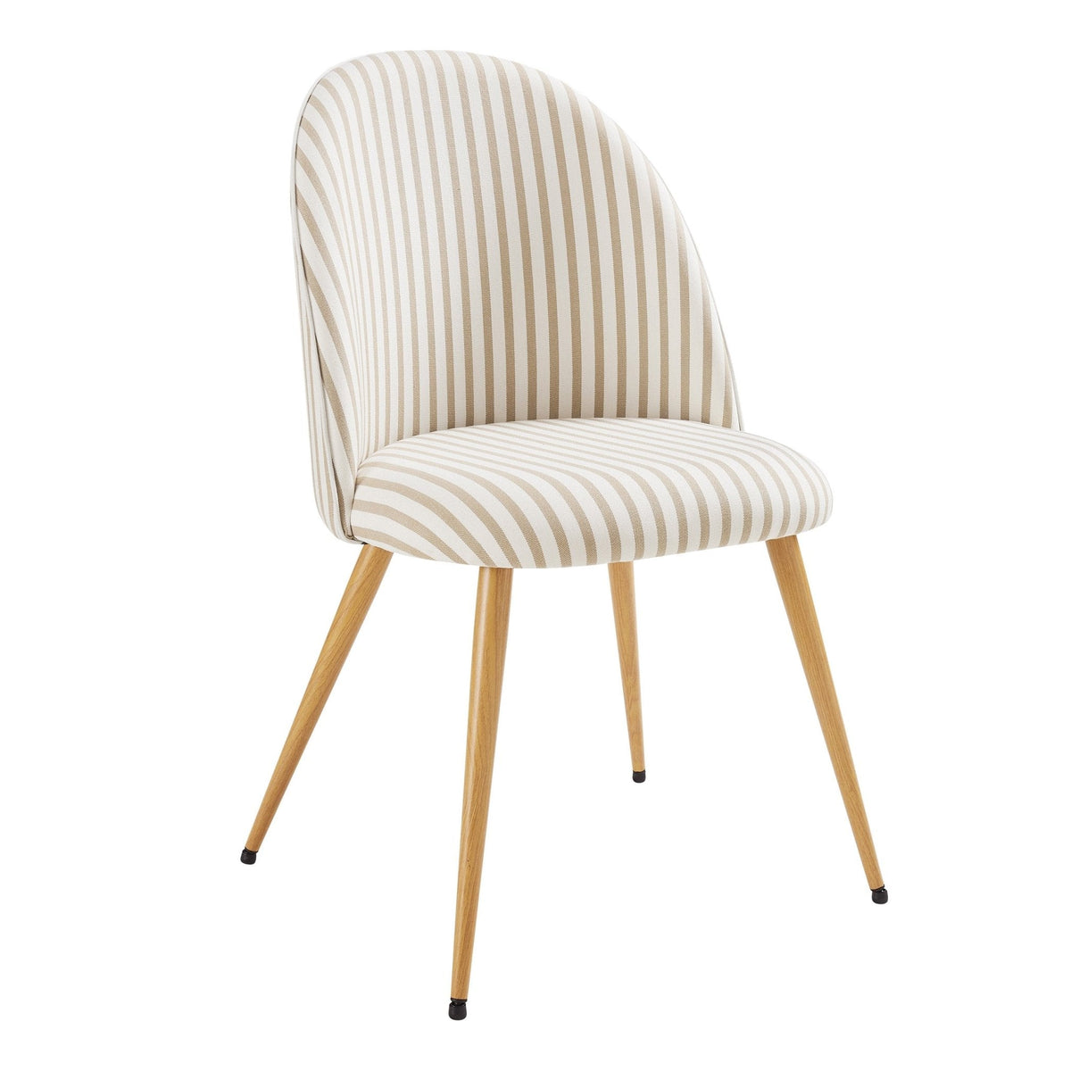 Dusklia - Iris Set of 2 Dining Chairs - Natural Stripe