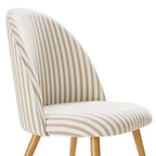 Dusklia - Iris Set of 2 Dining Chairs - Natural Stripe