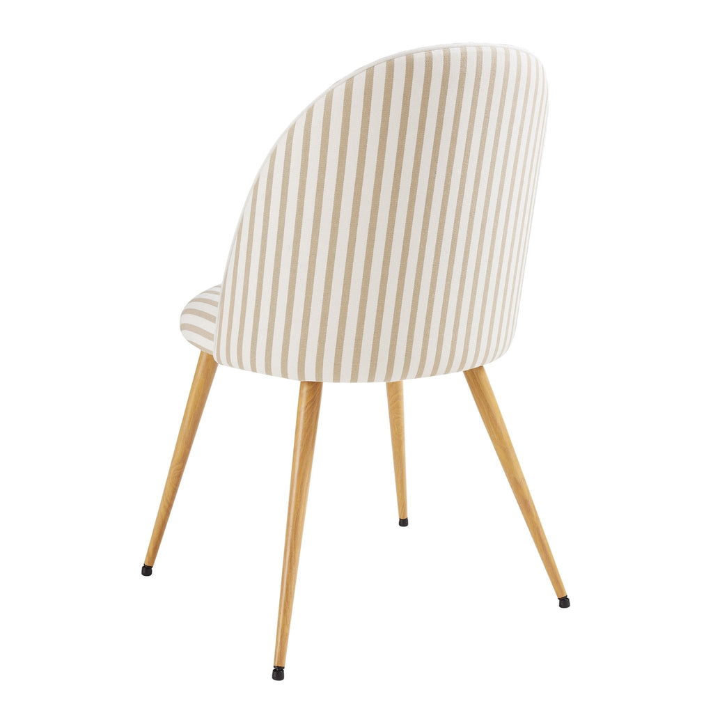 Dusklia - Iris Set of 2 Dining Chairs - Natural Stripe