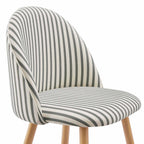 Dusklia - Iris Set of 2 Dining Chairs - Sage Stripe