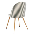 Dusklia - Iris Set of 2 Dining Chairs - Sage Stripe