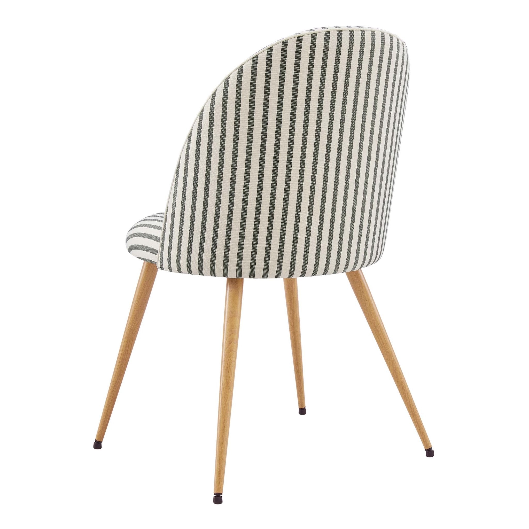 Dusklia - Iris Set of 2 Dining Chairs - Sage Stripe