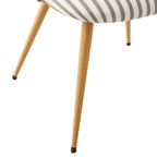 Dusklia - Iris Set of 2 Dining Chairs - Sage Stripe