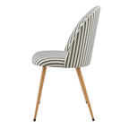 Dusklia - Iris Set of 2 Dining Chairs - Sage Stripe