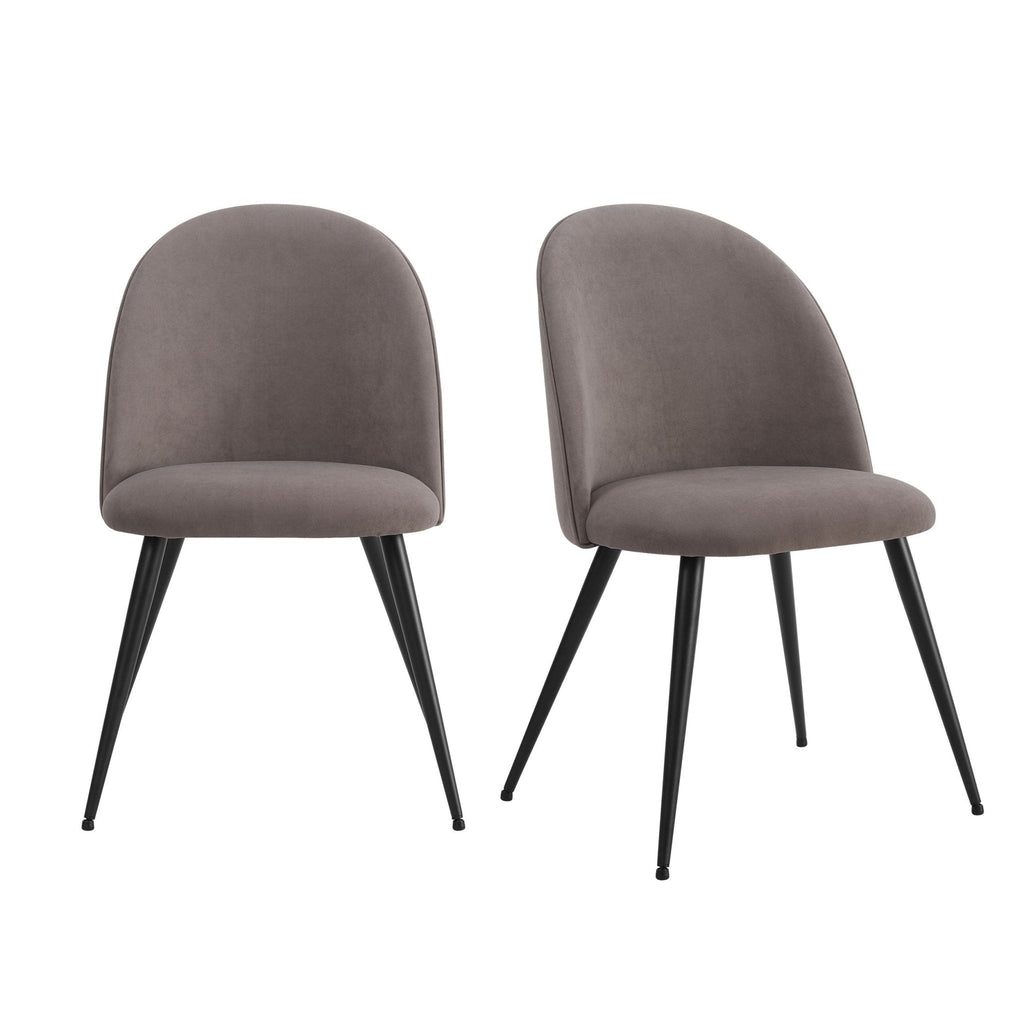Dusklia - Iris Set of 2 Dining Chairs - Taupe